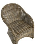 Zestaw 2 foteli ogrodowych z poduszkami SUSUA Rattan Naturalny Lumarko!