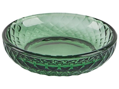 Zestaw akcesoriów łazienkowych 4 elementy CANOA Szkło Zielony