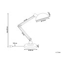 Lampa biurkowa MERAMEC Regulowana Metal Czarny Lumarko!