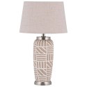 Lampa stołowa TRAISEN Ceramika Beżowy Lumarko!
