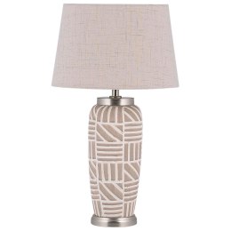 Lampa stołowa TRAISEN Ceramika Beżowy Lumarko!