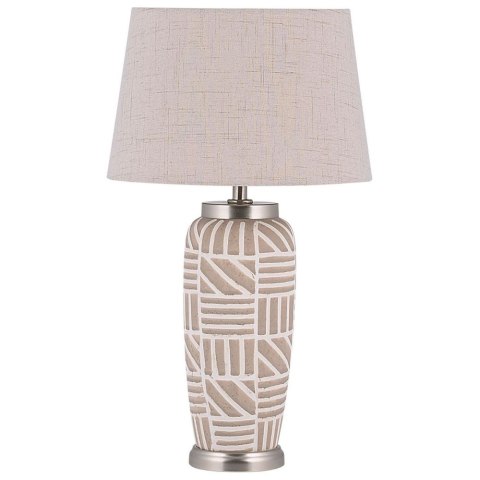 Lampa stołowa TRAISEN Ceramika Beżowy Lumarko!