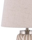 Lampa stołowa TRAISEN Ceramika Beżowy Lumarko!