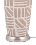 Lampa stołowa TRAISEN Ceramika Beżowy Lumarko!
