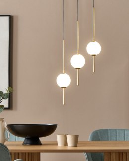 Lampa wisząca LED SHANNON Metal Złoty Lumarko!