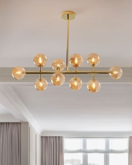 Lampa wisząca RAMIS Metal Złoty Lumarko!
