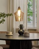 Lampa wisząca SANTON Szkło Złoty Lumarko!