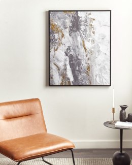 Obraz na płótnie JESI Motyw abstrakcyjny 83 x 103 cm Szary Lumarko!