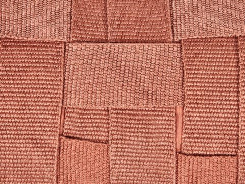 Puf ogrodowy 50 x 50 cm jasnoczerwony BODLA