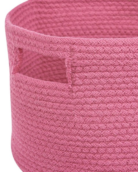 Zestaw 2 koszy bawełnianych różowy CHINIOT
