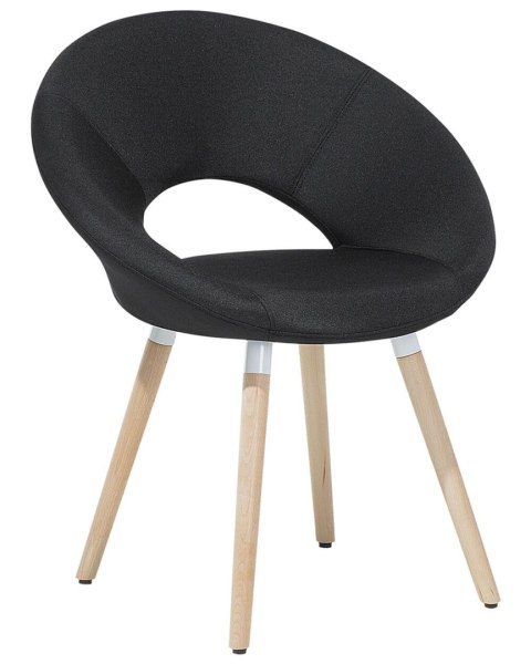 Zestaw 2 krzeseł do jadalni ROSLYN Czarny