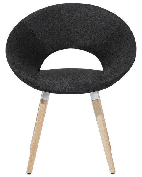 Zestaw 2 krzeseł do jadalni ROSLYN Czarny