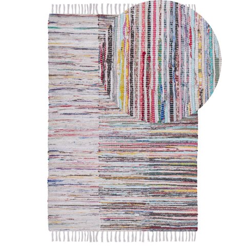 Dywan bawełniany 160 x 230 cm wielokolorowy MERSIN Lumarko!