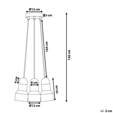 Lampa wisząca BAHT Beton Szary