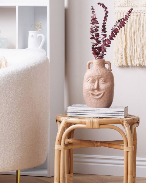 Wazon na kwiaty VERIA Ceramika 26 cm Piaskowy