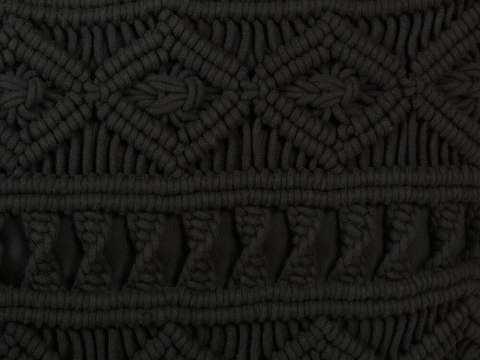 Zestaw 2 poduszek dekoracyjnych MUDANYA Bawełna 45 x 45 cm Czarny Wzór geometryczny