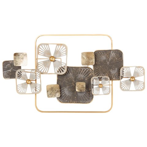 Dekoracja ścienna LAWRENCIUM Metal Kolorowy 50 cm