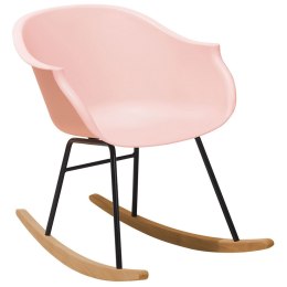 Fotel bujany HARMONY Materiał syntetyczny Różowy Lumarko!