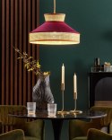 Lampa wisząca BATALI Rattan Fuksja Lumarko!