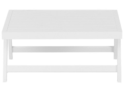 Narożnik ogrodowy ze stolikiem dla 5 osób COCCORINO Metal Beżowoszary