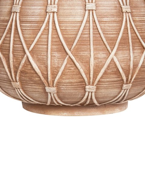 Wazon na kwiaty DOMOKOS Ceramika 38 cm Jasnobrązowy