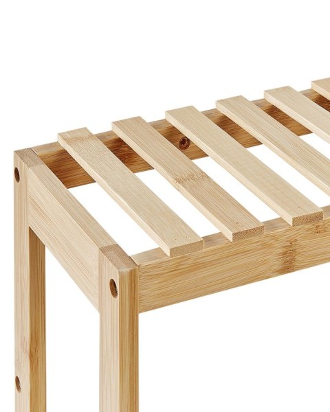 Bambusowa półka łazienkowa jasne drewno PADUCAH