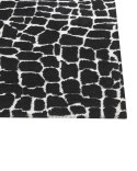 Dywan 300 x 400 cm czarno-biały PUNGE