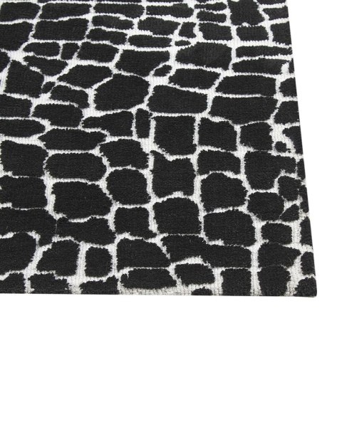 Dywan 300 x 400 cm czarno-biały PUNGE