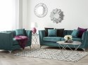 Sofa 2-osobowa welurowa lazurowa GAULA Lumarko!