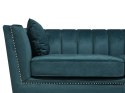 Sofa 2-osobowa welurowa lazurowa GAULA Lumarko!