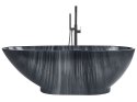 Wanna 170 x 80 cm efekt marmuru czarna RIOJA Lumarko!