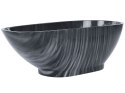 Wanna 170 x 80 cm efekt marmuru czarna RIOJA Lumarko!