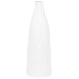 Wazon dekoracyjny FLORENTIA Ceramika 54 cm Biały Lumarko!