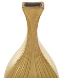 Wazon dekoracyjny THAPSUS Ceramika 39 cm Złoty Lumarko!