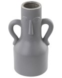 Wazon na kwiaty TRIPOLI Ceramika 21 cm Szary