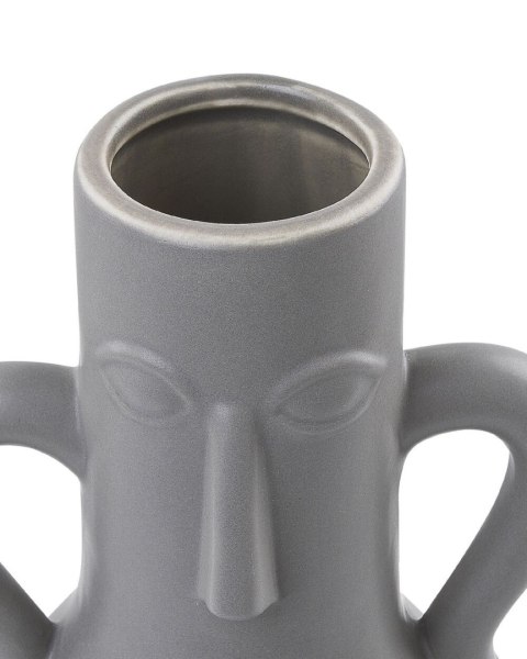 Wazon na kwiaty TRIPOLI Ceramika 21 cm Szary