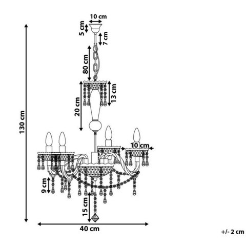 Żyrandol KALANG Biały