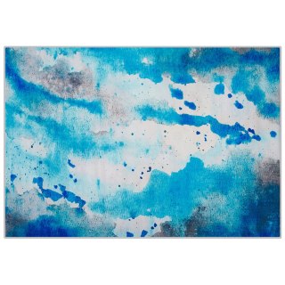 Dywan 160 x 230 cm niebiesko-szary BOZAT
