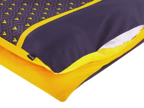 Komplet pościeli WALLINGFORD 155x220 cm Bawełna satynowa Niebieski