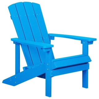Krzesło ogrodowe ADIRONDACK Niebieski