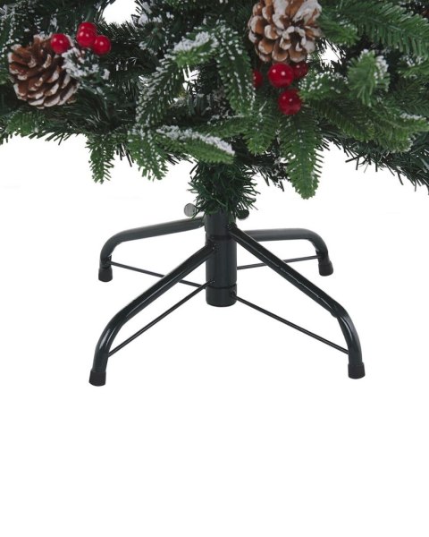 Ośnieżona sztuczna choinka 120 cm zielona DENALI