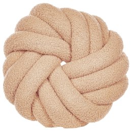 Poduszka dekoracyjna AKOLA Boucle 31 x 31 cm Piaskowy Jednolity Lumarko!