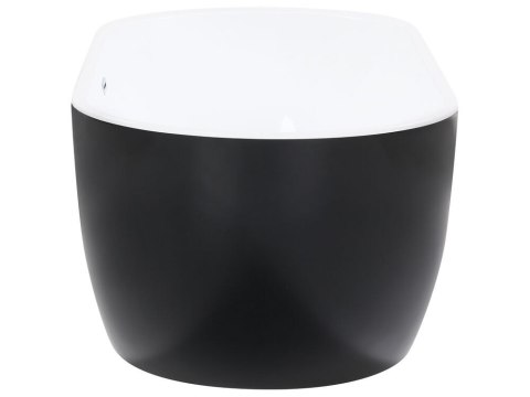 Wanna wolnostojąca 170 x 80 cm czarna NEVIS