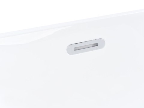 Wanna wolnostojąca 170 x 80 cm czarna NEVIS