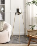 Lampa podłogowa MENA Metal Złoty Lumarko!