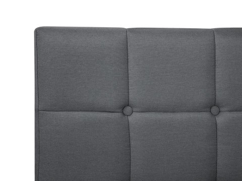 Łóżko kontynentalne ADMIRAL 160 x 200 cm Ciemnoszary