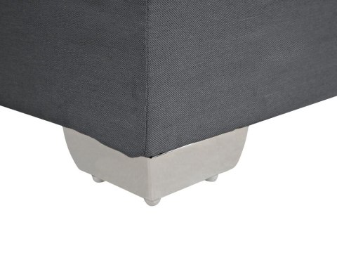 Łóżko kontynentalne ADMIRAL 160 x 200 cm Ciemnoszary