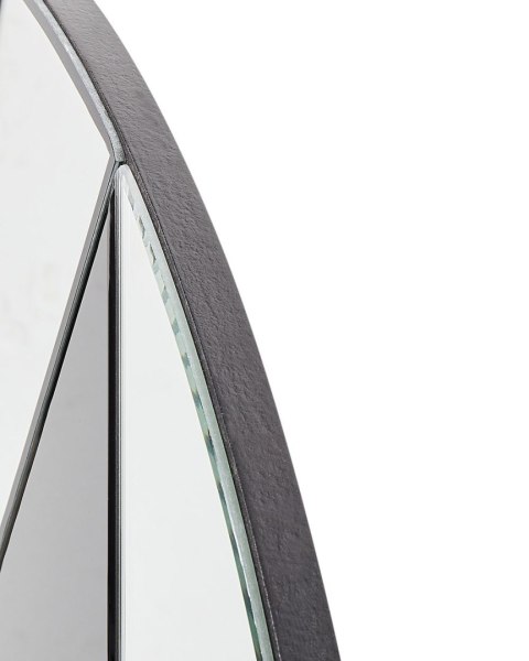 Lustro ścienne TROUVILLE 80 cm 80 cm Czarny/ złoty
