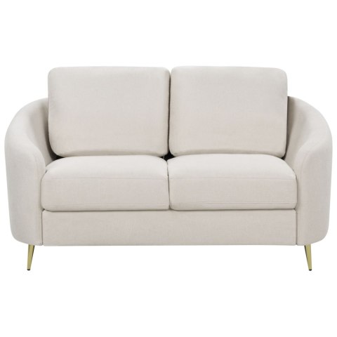 Sofa 2-osobowa jasnobeżowa TROSA Lumarko!