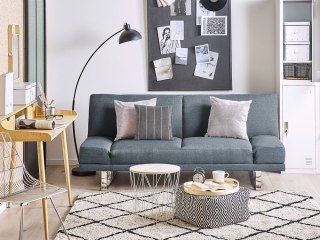 Sofa rozkładana niebieska YORK